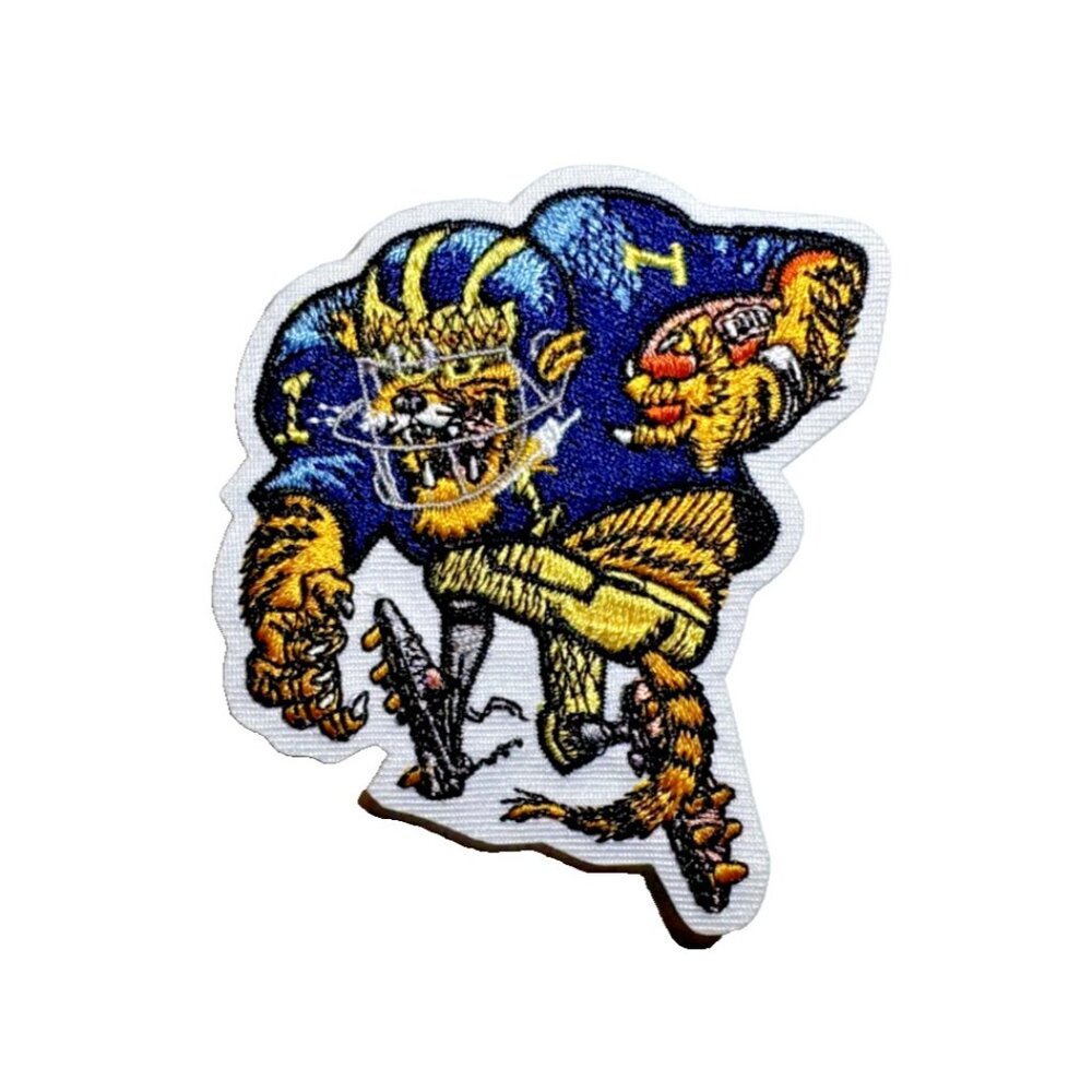 Michigan Wolverines NCAA Football Logo Embroidered 2.5in Iron / Sew-On Patch